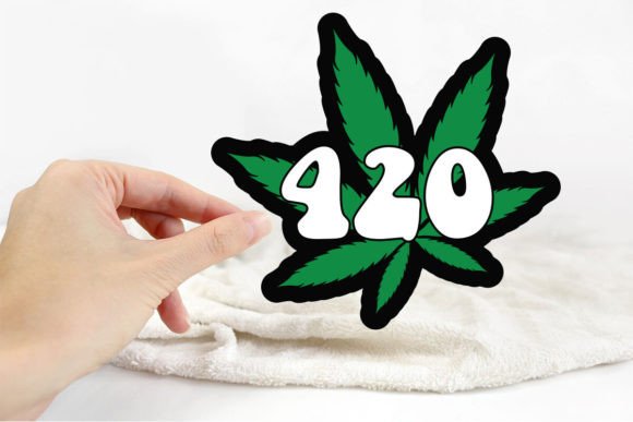 420 Sticker Design: A Versatile Embroidery Asset