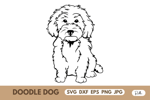Golden Doodle Mom Silhouette: A Stylish Embroidery Choice