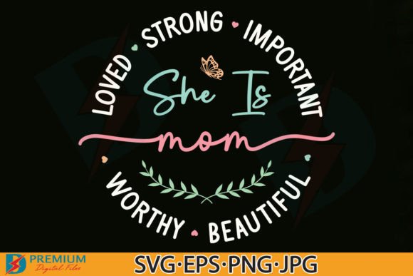 Mother's Day Quotes PNG for Embroidery