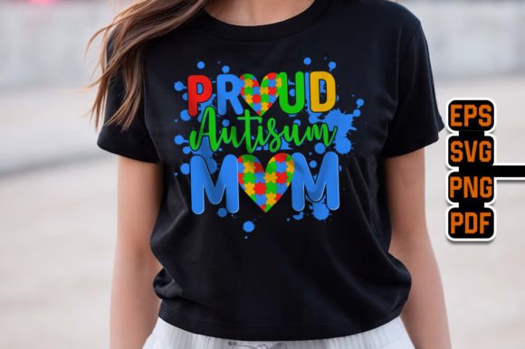 Proud Autism Mom SVG for Heartfelt Projects
