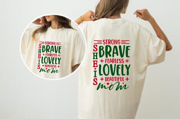 She is Mom: A Heartfelt Mother's Day T-Shirt Design