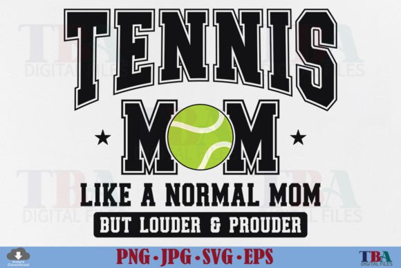 Tennis Mom SVG: A Bold and Proud Embroidery Design