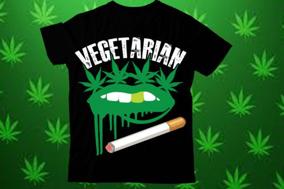 Vegetarian T Shirt Design: A Fresh Embroidery Addition